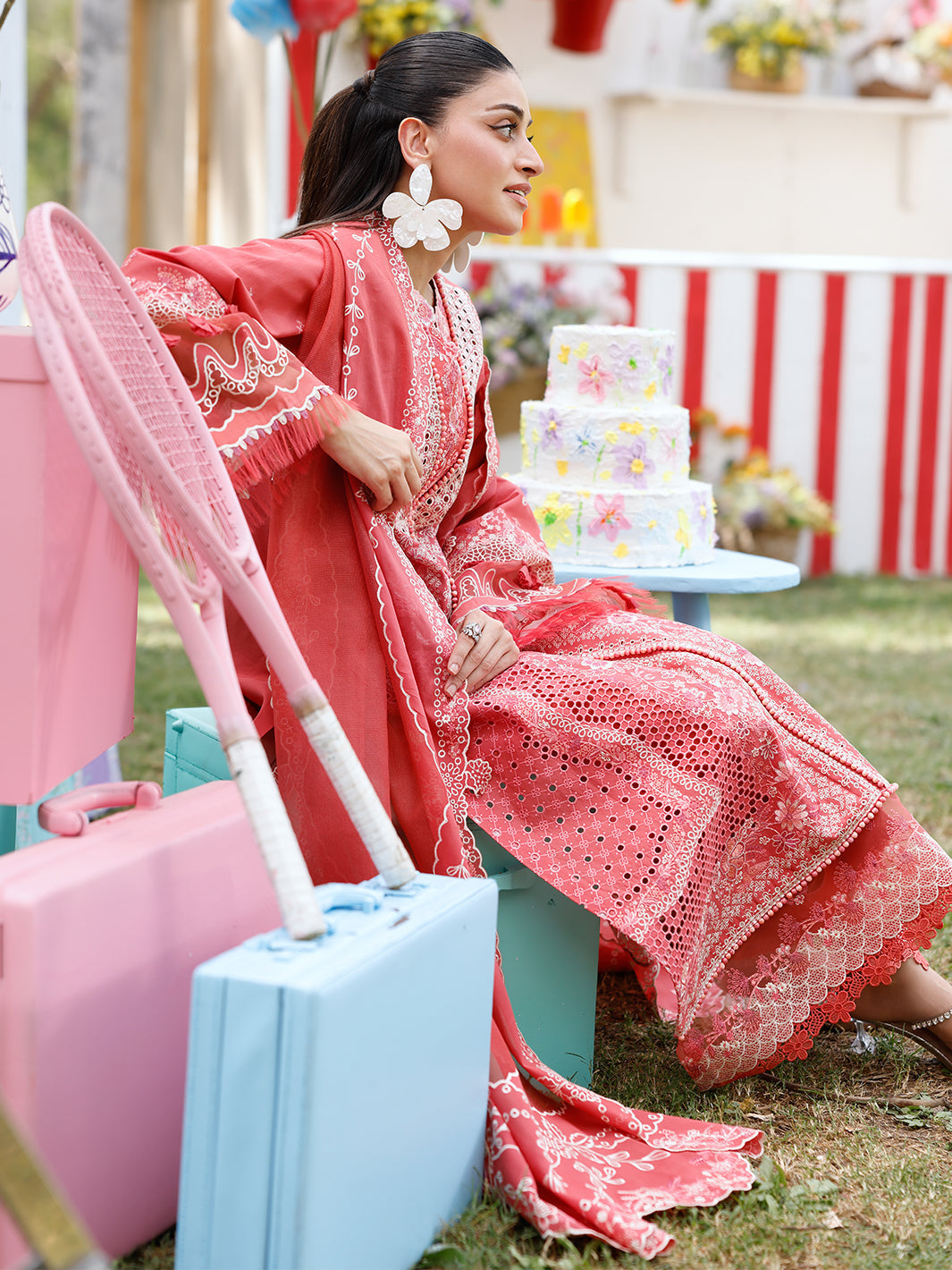 Bin Ilyas | Carnival Summer Edit 25 | 32 - A -  Bin Ilyas Ladies Clothes - Original Designer Dress - House of Maryam