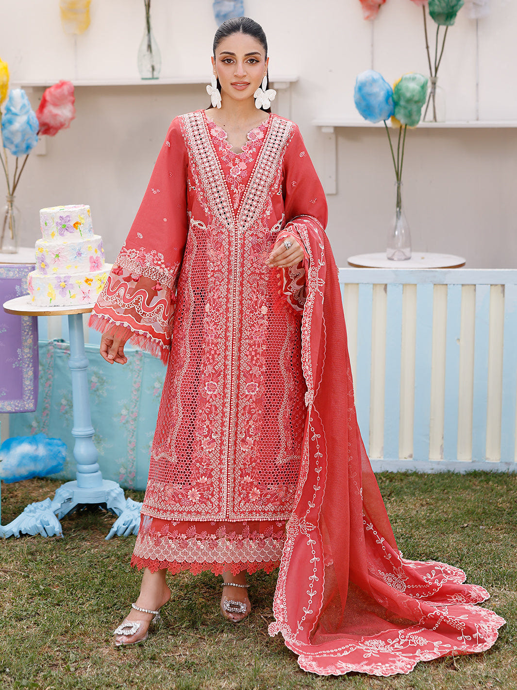 Bin Ilyas | Carnival Summer Edit 25 | 32 - A -  Bin Ilyas Ladies Clothes - Original Designer Dress - House of Maryam