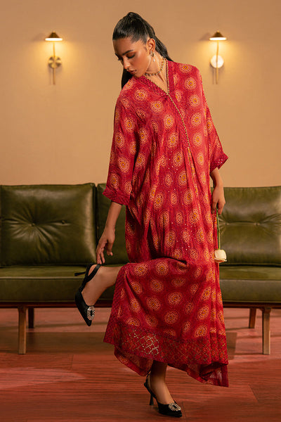 Cross Stitch | Luxury Pret | Pinkspire Glow Embroidered Silk Shirt