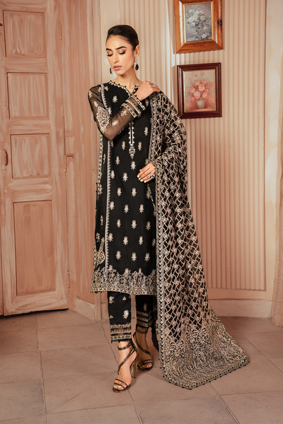 Iznik | Chiffon Kari | ICK-03 Embroidered Chiffon -  Iznik Formal - Original Designer Dress - House of Maryam
