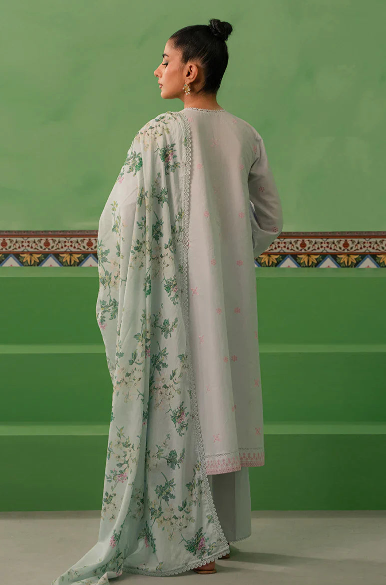 Cross Stitch | Mahiri Embroidered Collection | AQUA PEARL -  Cross Stitch Luxury - Original Designer Dress - House of Maryam