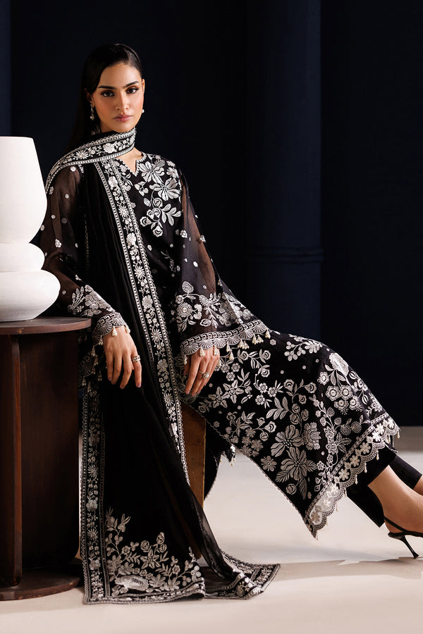Baroque | Formals Collection | EMBROIDERED COTTON NET UF-4441, image 4