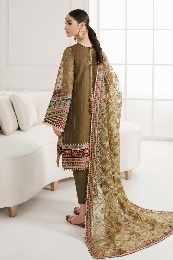 Baroque | Luxury Collection | EMBROIDERED CHIFFON CH10-06 -  Baroque Ladies Clothes - Original Designer Dress - House of Maryam
