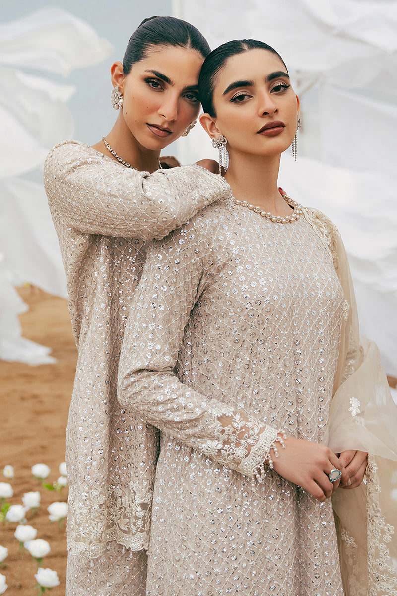 Cross Stitch | Wedding Collection 24 | SCINTILLATING CRYSTAL -  Cross Stitch Formal - Original Designer Dress - House of Maryam