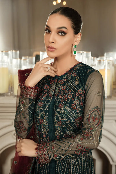 Zarif | Mehroz Formals | PINE GREEN -  Zarif Formal - Original Designer Dress - House of Maryam