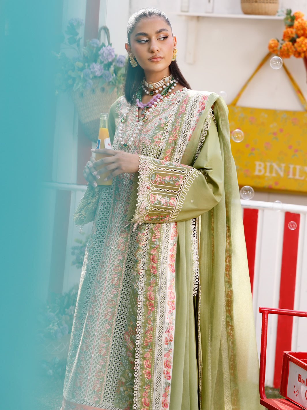 Bin Ilyas | Carnival Summer Edit 25 | 33 - A -  Bin Ilyas Ladies Clothes - Original Designer Dress - House of Maryam