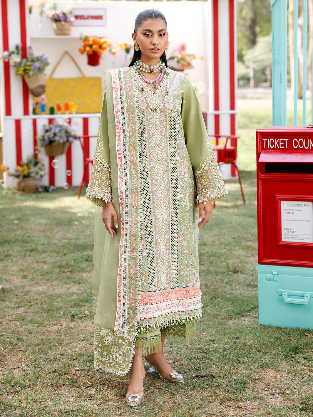 Bin Ilyas | Carnival Summer Edit 25 | 33 - A -  Bin Ilyas Ladies Clothes - Original Designer Dress - House of Maryam