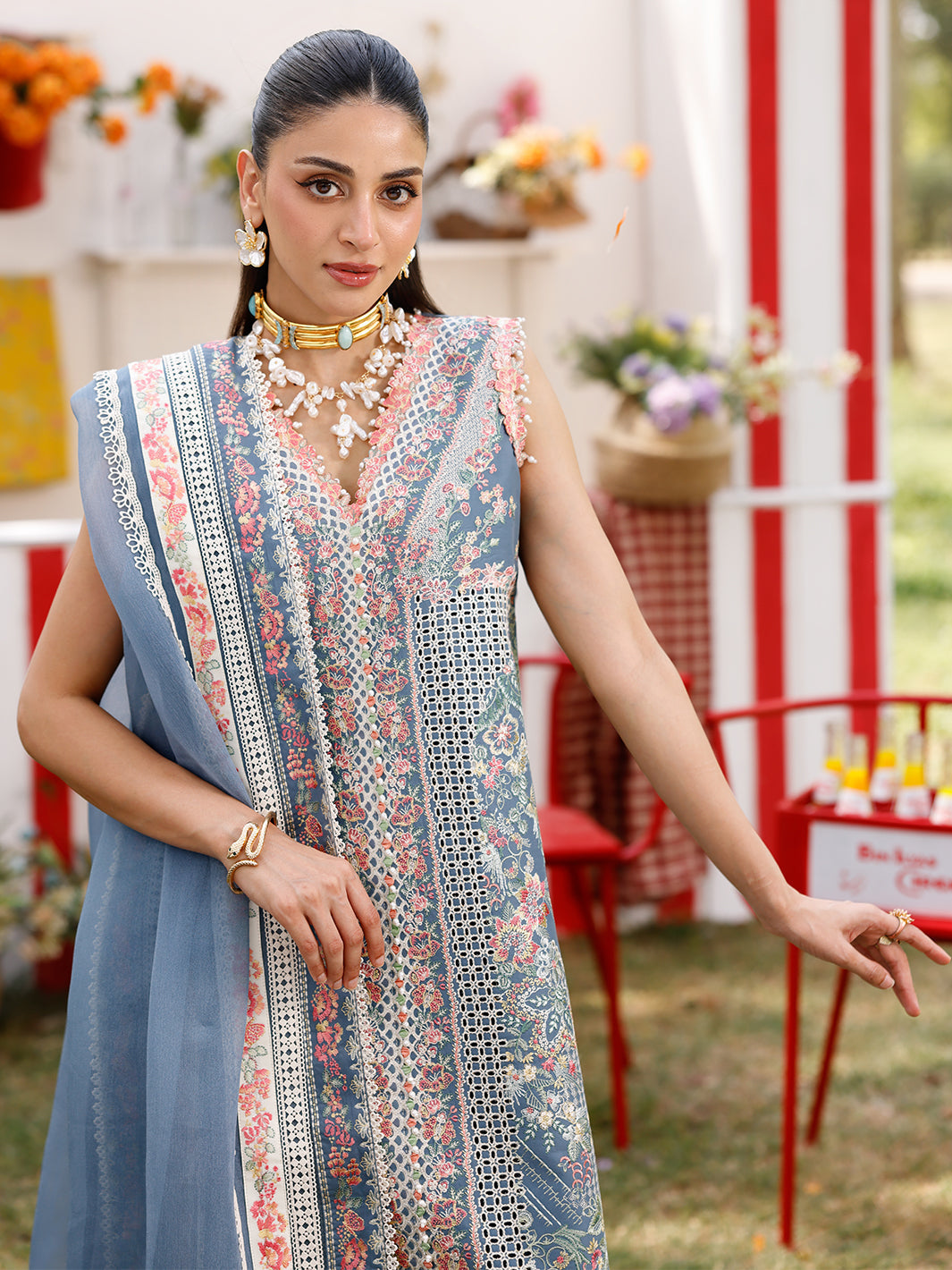 Bin Ilyas | Carnival Summer Edit 25 | 33 - B -  Bin Ilyas Ladies Clothes - Original Designer Dress - House of Maryam