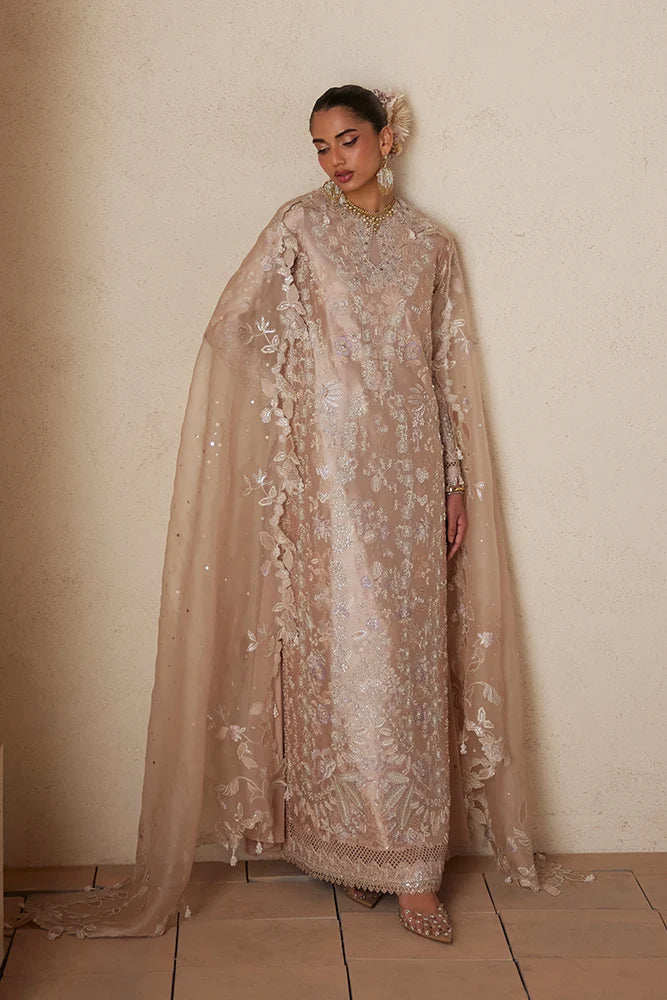 Suffuse Sarv blush pink embroidered shirt and trousers, photo 3