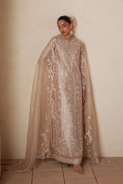Suffuse Sarv blush pink embroidered shirt and trousers, photo 3