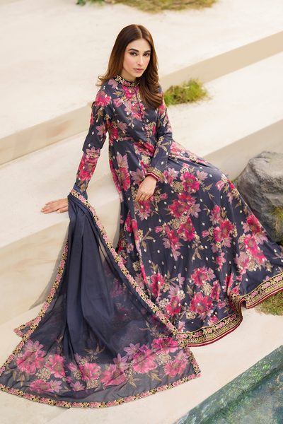 Iznik | Festive lawn 24 | SFL-12 -  Iznik Luxury - Original Designer Dress - House of Maryam