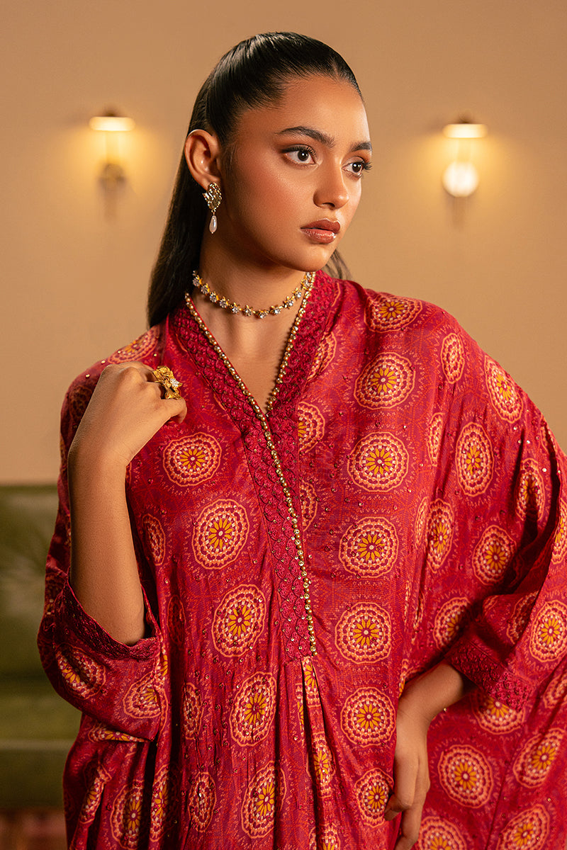 Cross Stitch | Luxury Pret | Pinkspire Glow Embroidered Silk Shirt, image 6