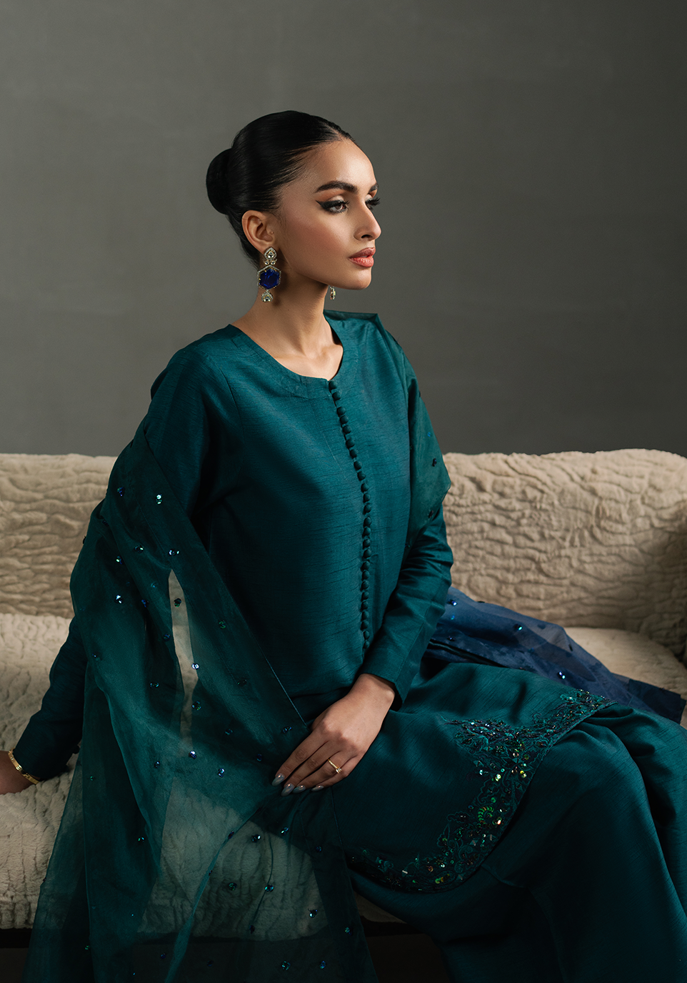 Zarqash | Silk Edit | ZQS 015 ELOISE -  Zarqash Ladies Clothes - Original Designer Dress - House of Maryam