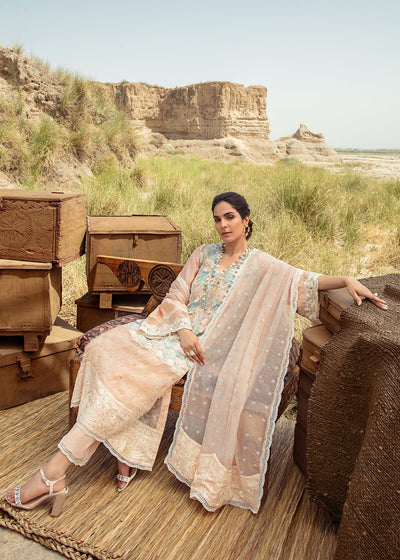 Saira Shakira | Luxury Pret | Peach Sandstone -  Saira Shakira Ladies Clothes - Original Designer Dress - House of Maryam