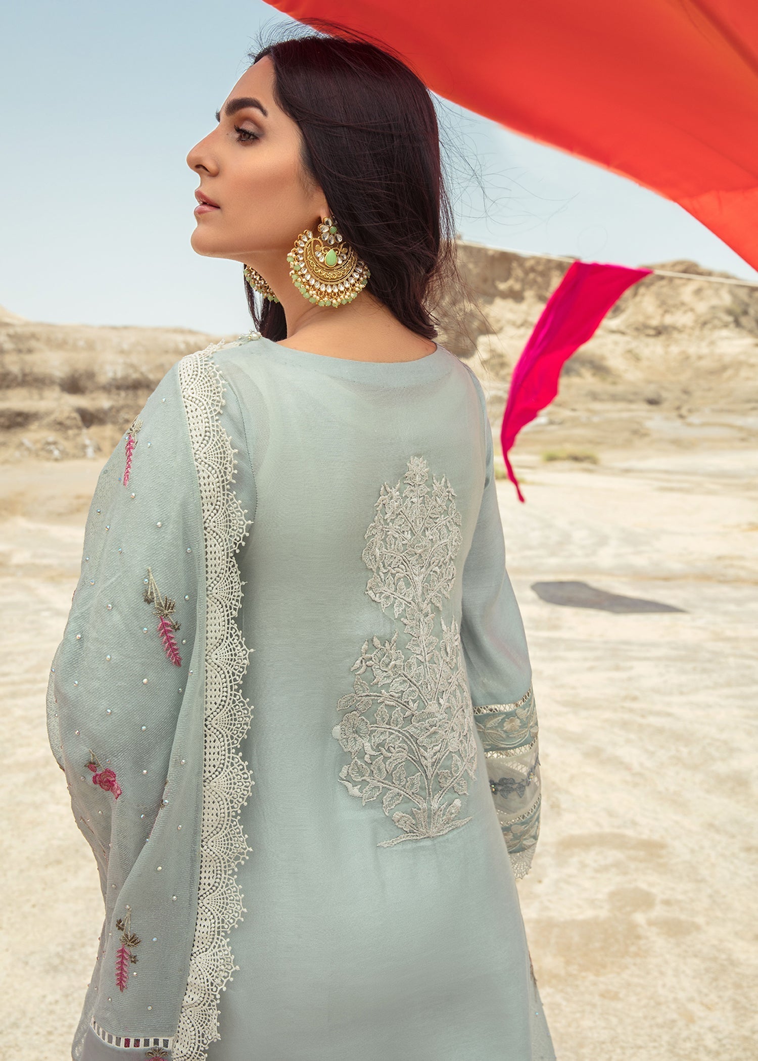 Saira Shakira | Luxury Pret | Seafoam -  Saira Shakira Ladies Clothes - Original Designer Dress - House of Maryam