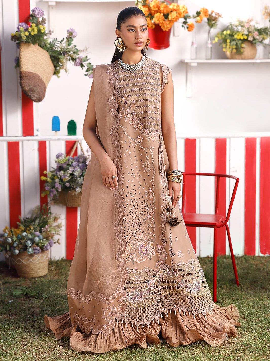 Bin Ilyas | Carnival Summer Edit 25 | 34 - A -  Bin Ilyas Ladies Clothes - Original Designer Dress - House of Maryam