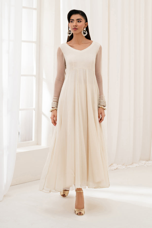 Baroque | Luxury Pret 25 | EMBROIDERED CHIFFON PR-1098, image 4