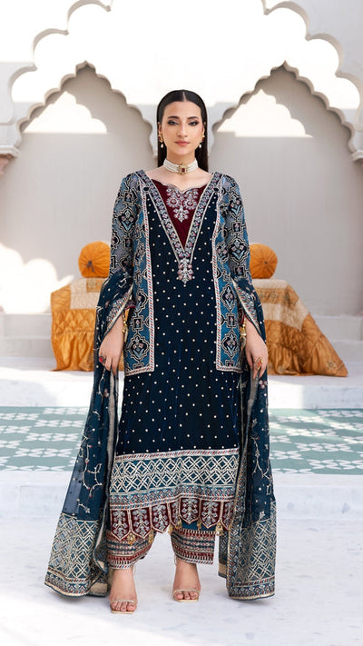 Zebtan | Andaz e Makhmal | ZAM-08 -  Zebtan Ladies Clothes - Original Designer Dress - House of Maryam