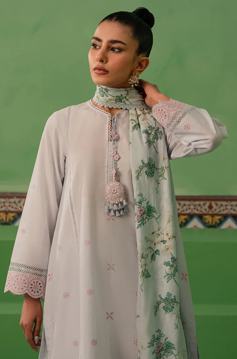 Cross Stitch | Mahiri Embroidered Collection | AQUA PEARL by Designer Cross Stitch - House of Maryam - Pakistani Designer Ethnic Wear in {{ shop.shopifyCountryName }}