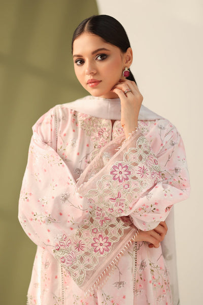 Baroque | Eid Printique | EMBROIDERED PRINTED LAWN UF-4180 -  Baroque Ladies Clothes - Original Designer Dress - House of Maryam