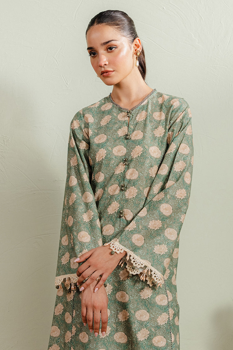 Cross Stitch | Exclusive Pret | Verdent Petals-2PC (Shirt & Trouser), image 3