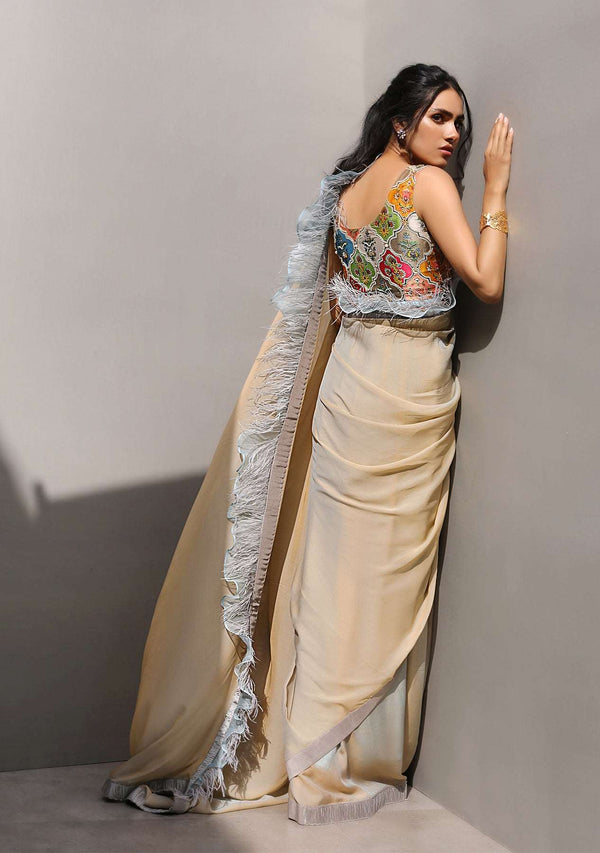 Layla Chatoor | Luxury Pret | Feather Trim, image 2