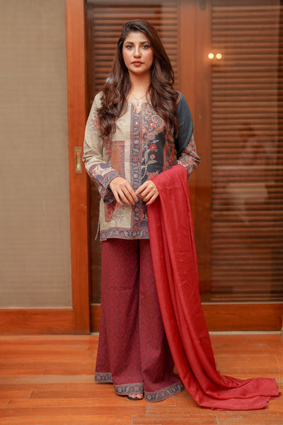 Shamaeel Ansari | Nazaakat Pret | Royal Crimson