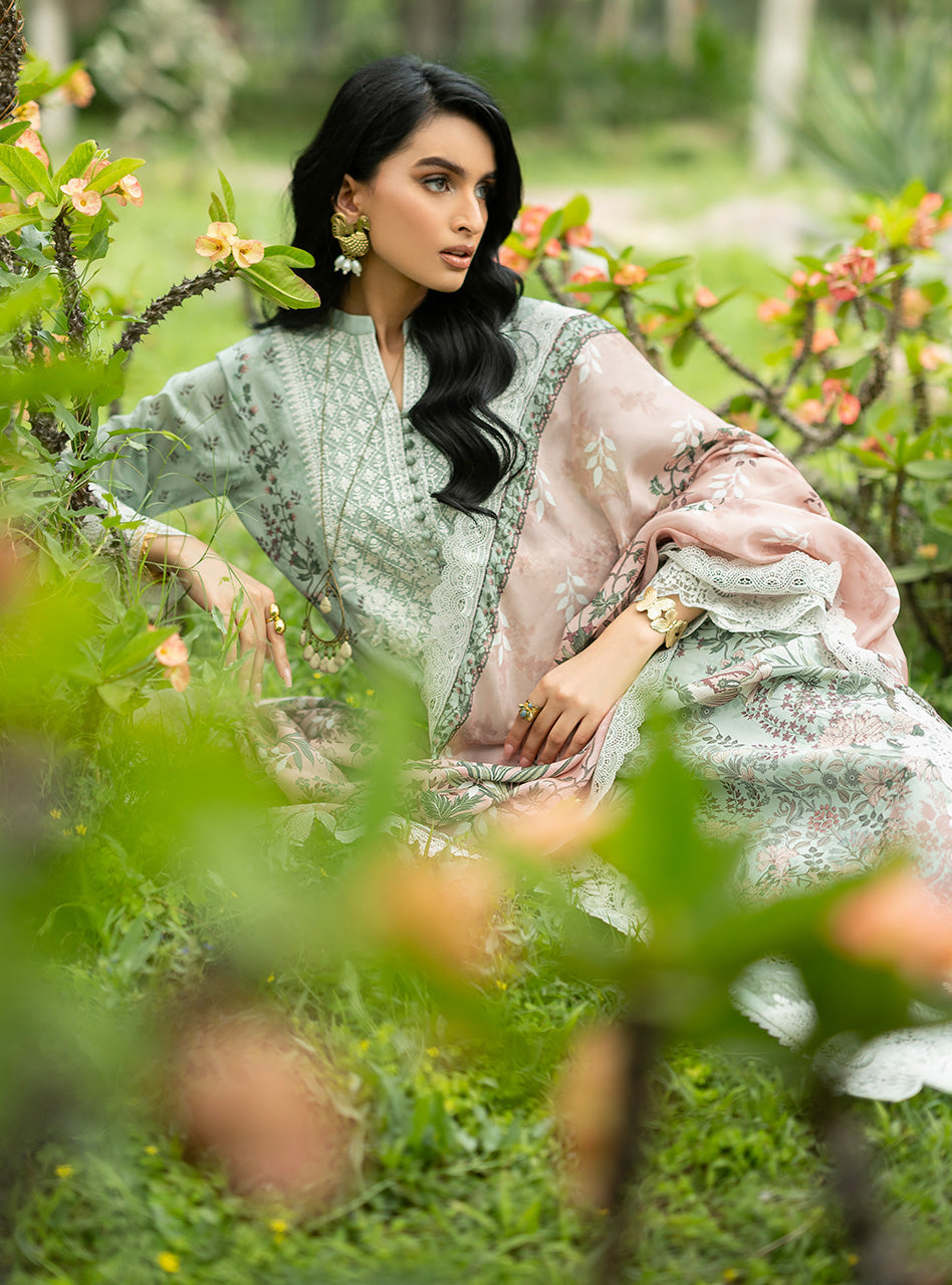 Zainab Chottani | Luxe Lawn 26 | Ivie - 13-8