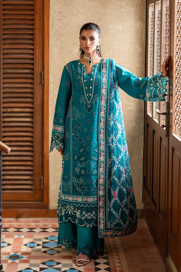 Akbar Aslam Rivah embroidered lawn suit