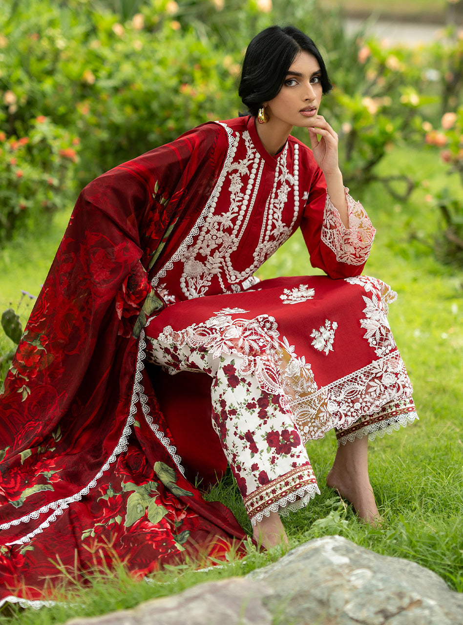 Zainab Chottani | Luxe Lawn 26 | Rohe - 05, image 9