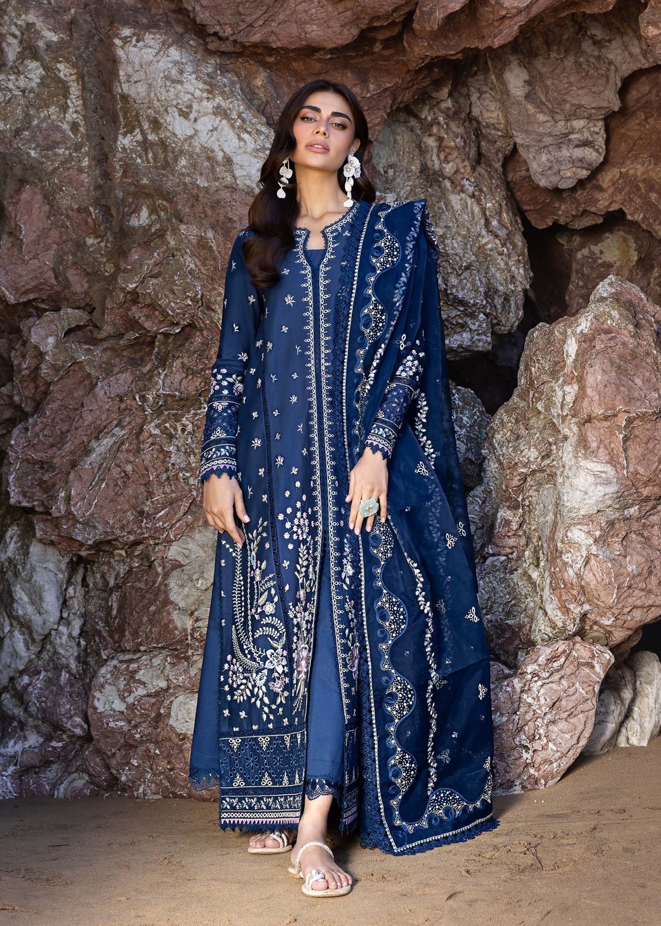 Akbar Aslam | Mare Lawn Edit 25 | Eilara -  Akbar Aslam Ladies Clothes -  House of Maryam