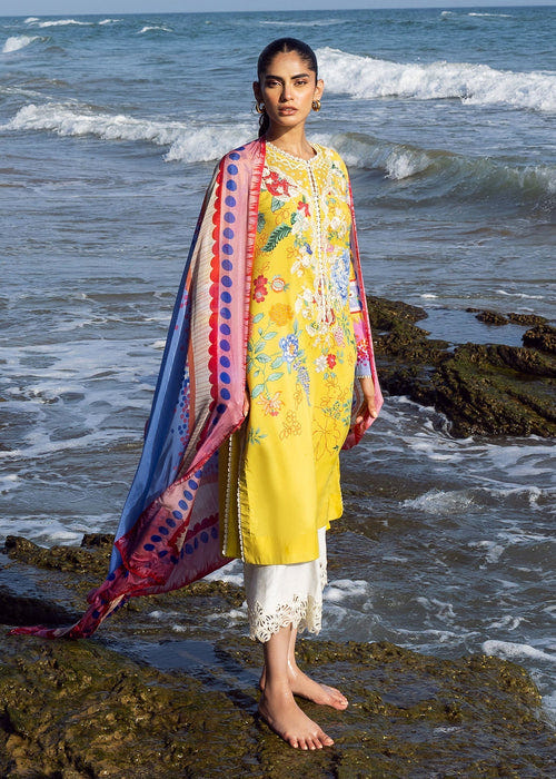 Sadaf Fawad Khan | Siraa Lawn 25 | Sea Flora -  Sadaf Fawad Khan Ladies Clothes - Original Designer Dress - House of Maryam