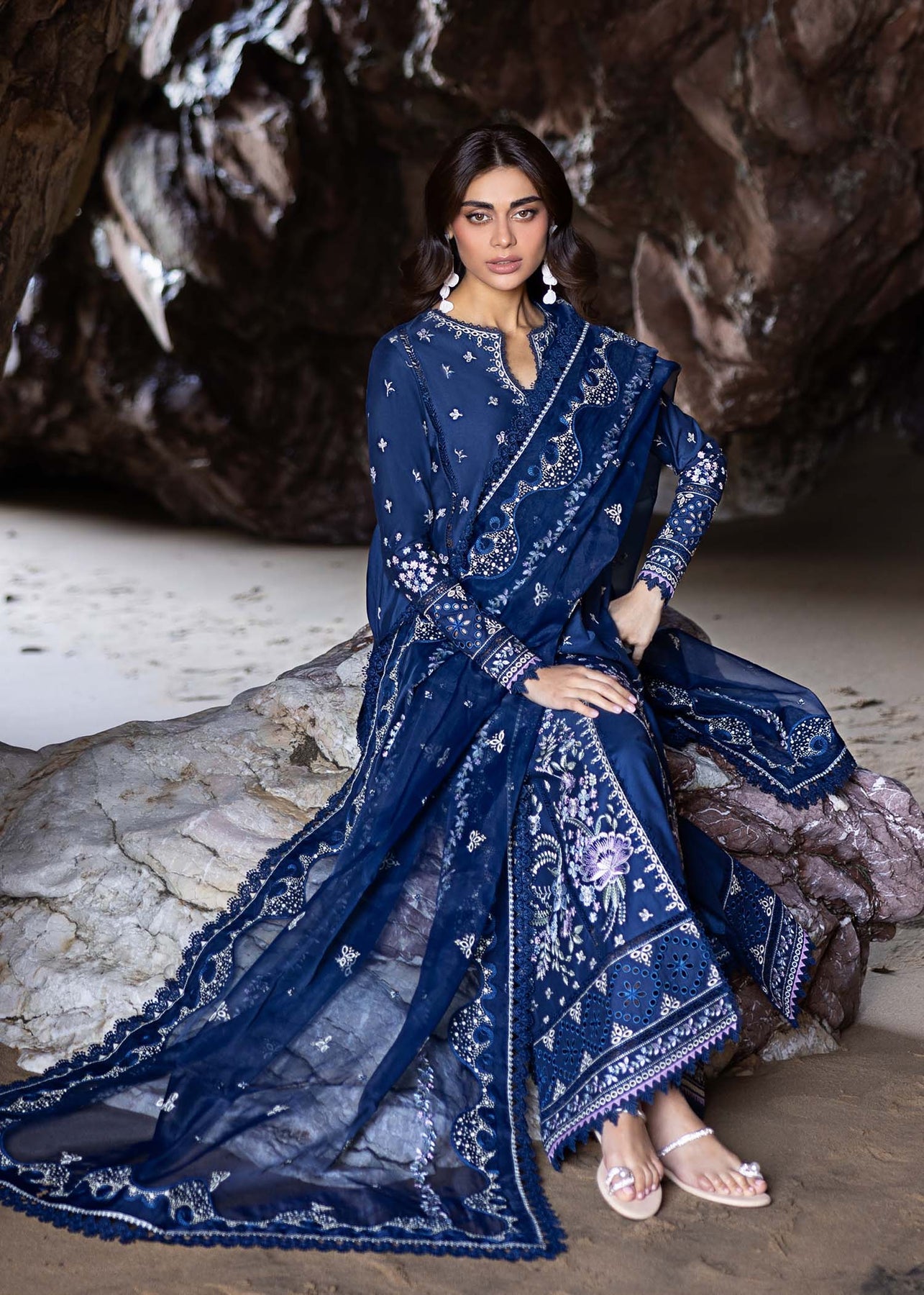 Akbar Aslam | Mare Lawn Edit 25 | Eilara -  Akbar Aslam Ladies Clothes -  House of Maryam