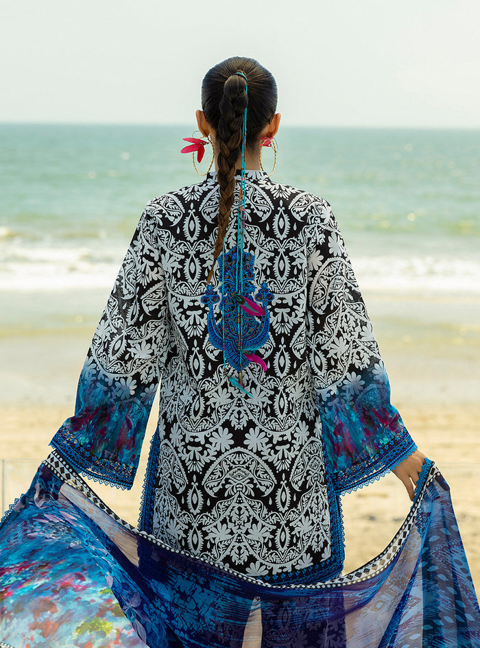 Zainab Chottani | Tahra Lawn 25 | Bella -  Zainab Chottani Ladies Clothes - Original Designer Dress - House of Maryam