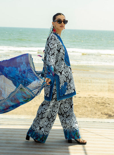 Zainab Chottani | Tahra Lawn 25 | Bella -  Zainab Chottani Ladies Clothes - Original Designer Dress - House of Maryam