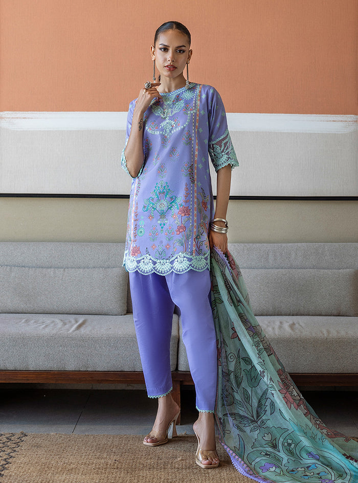Zainab Chottani | Tahra Lawn 25 | Lina -  Zainab Chottani Ladies Clothes - Original Designer Dress - House of Maryam