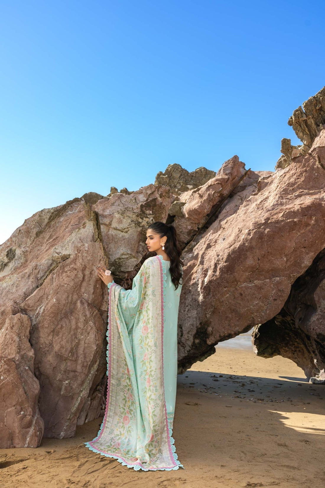 Akbar Aslam | Mare Lawn Edit 25 | Rivora -  Akbar Aslam Ladies Clothes -  House of Maryam