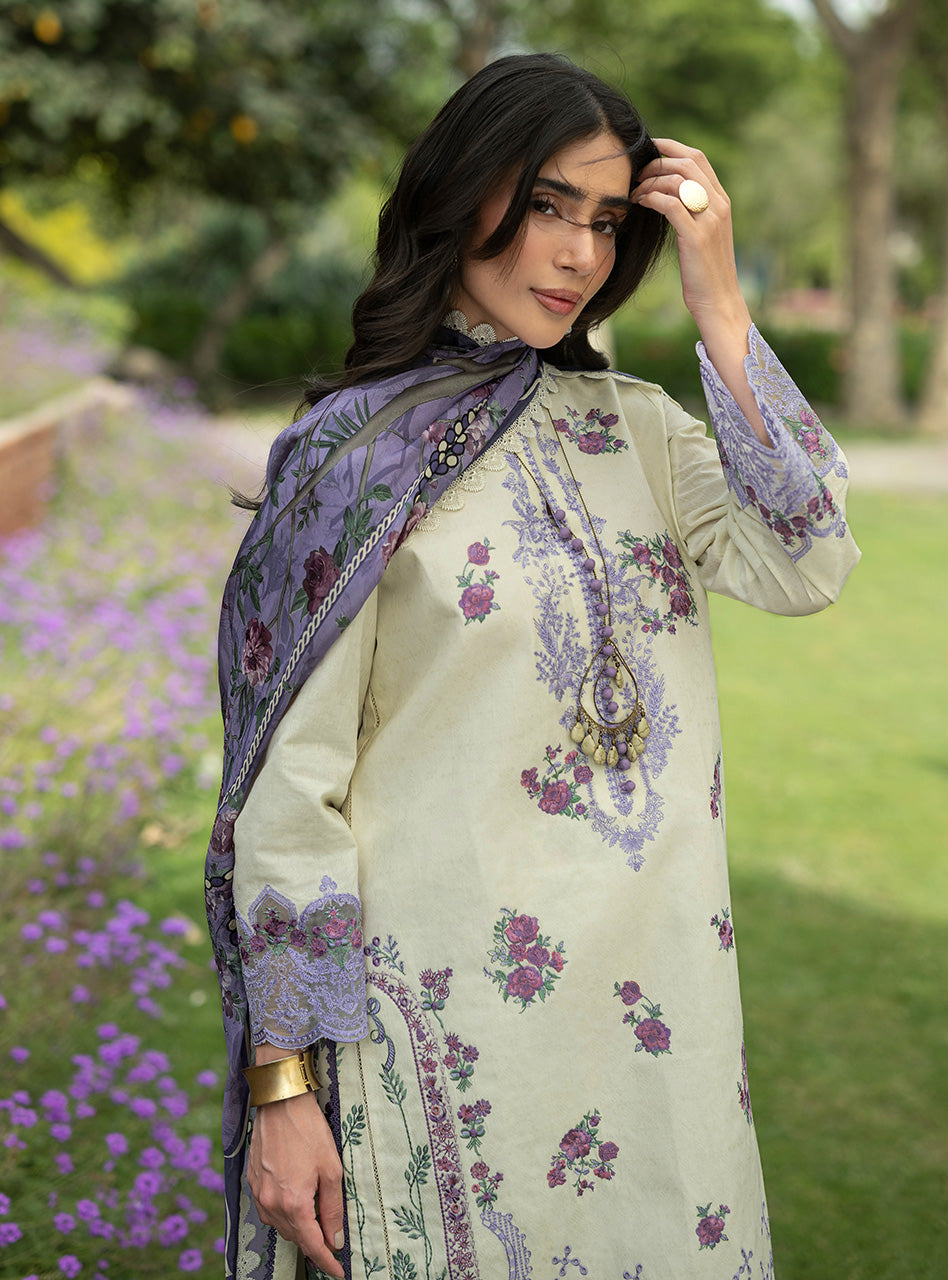 Zainab Chottani | Luxe Lawn 26 | Kyra - 04, image 6