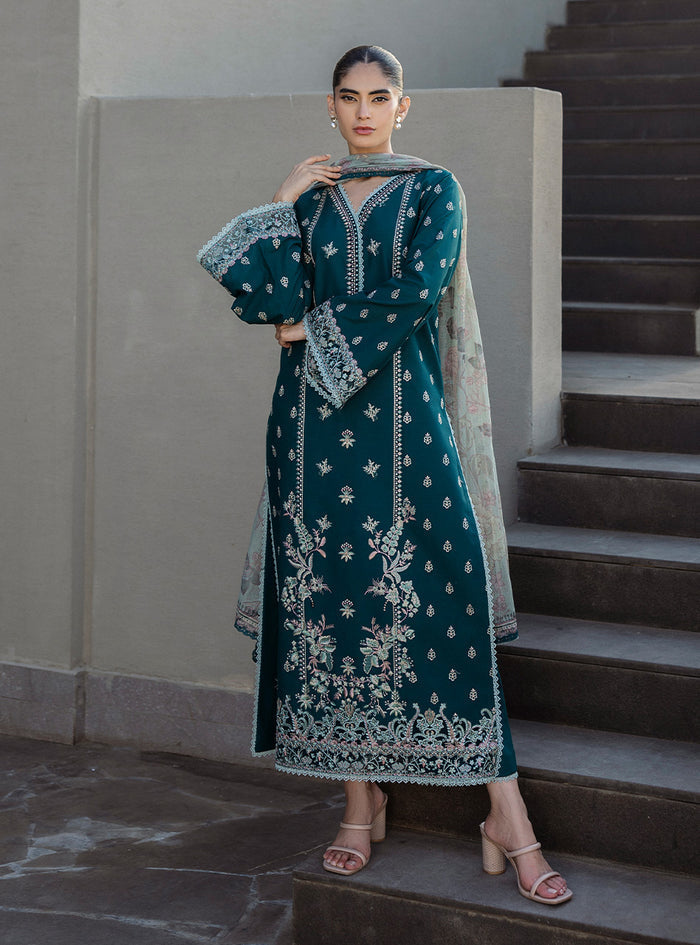 Zainab Chottani | Tahra Lawn 25 | Mina -  Zainab Chottani Ladies Clothes - Original Designer Dress - House of Maryam