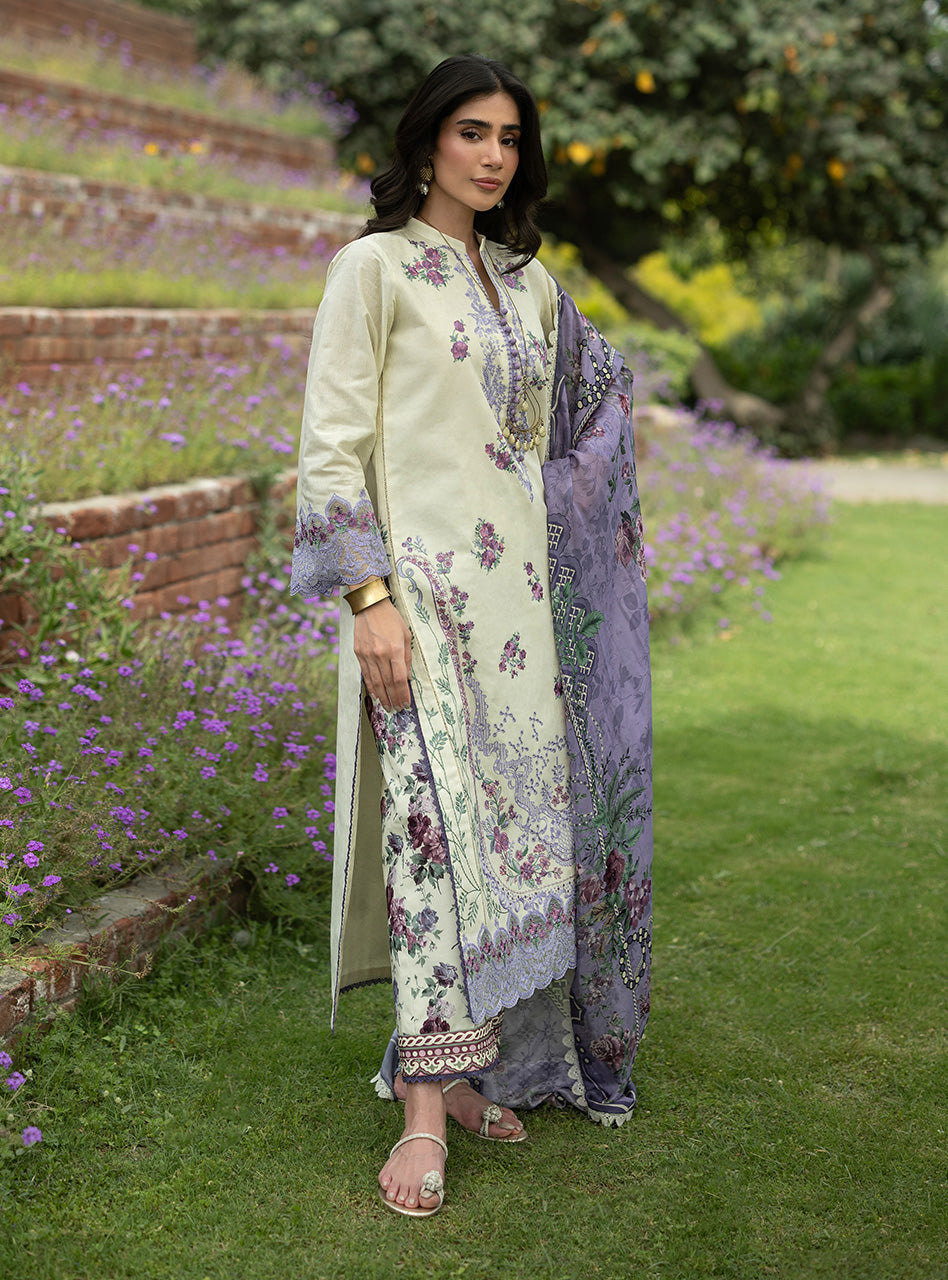 Zainab Chottani | Luxe Lawn 26 | Kyra - 04, image 3