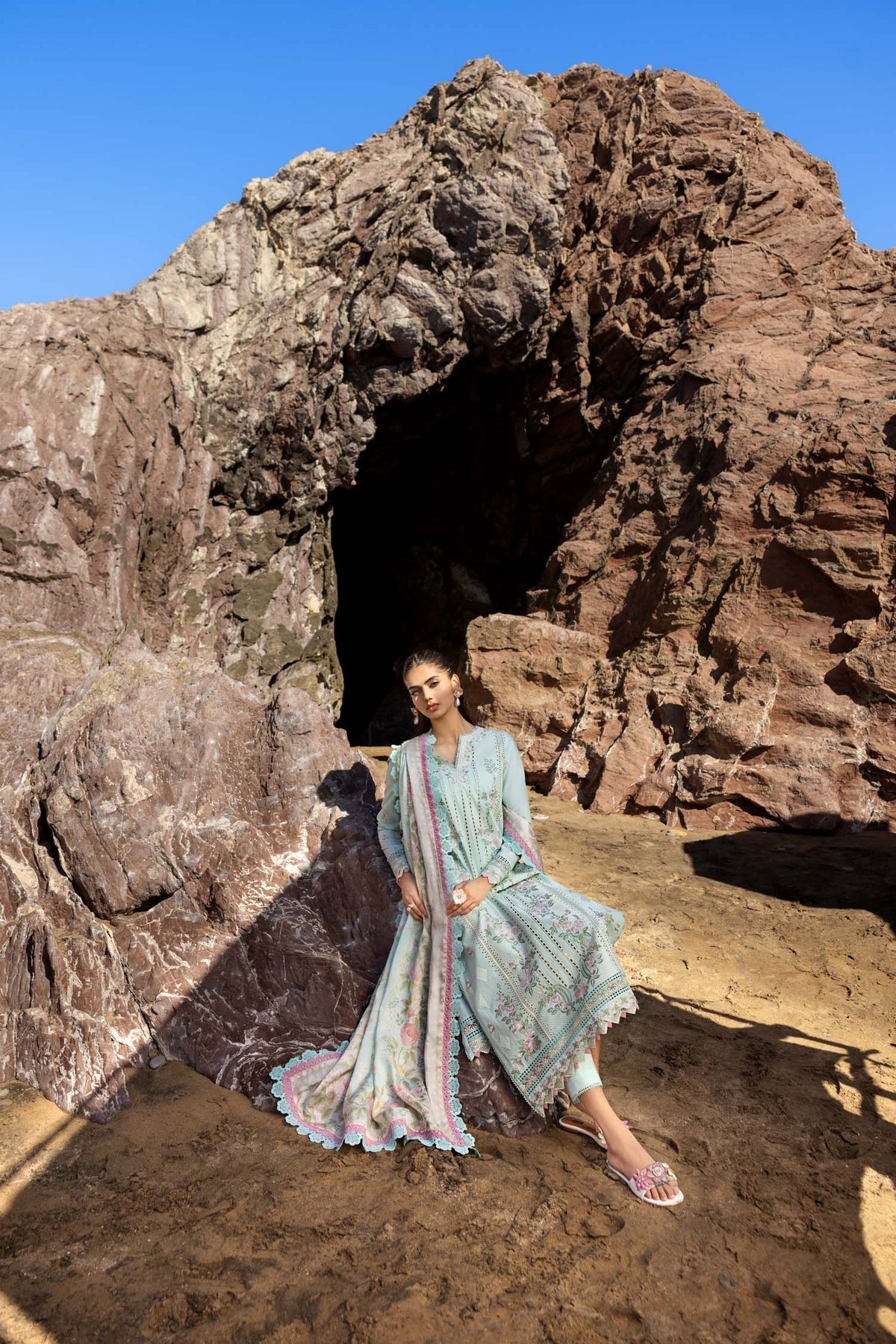 Akbar Aslam | Mare Lawn Edit 25 | Rivora -  Akbar Aslam Ladies Clothes -  House of Maryam