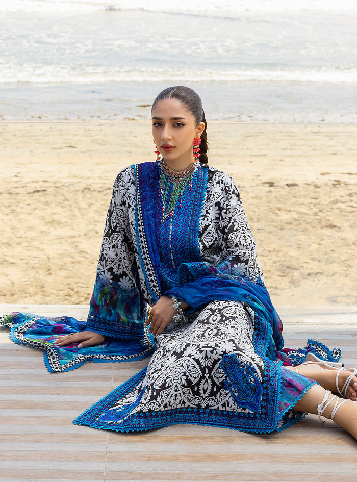 Zainab Chottani | Tahra Lawn 25 | Bella -  Zainab Chottani Ladies Clothes - Original Designer Dress - House of Maryam