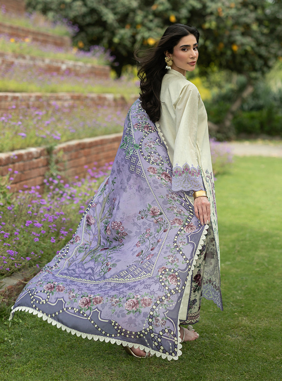 Zainab Chottani | Luxe Lawn 26 | Kyra - 04, image 2
