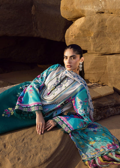 Sadaf Fawad Khan | Siraa Lawn 25 | Surf Gypsy -  Sadaf Fawad Khan Ladies Clothes - Original Designer Dress - House of Maryam