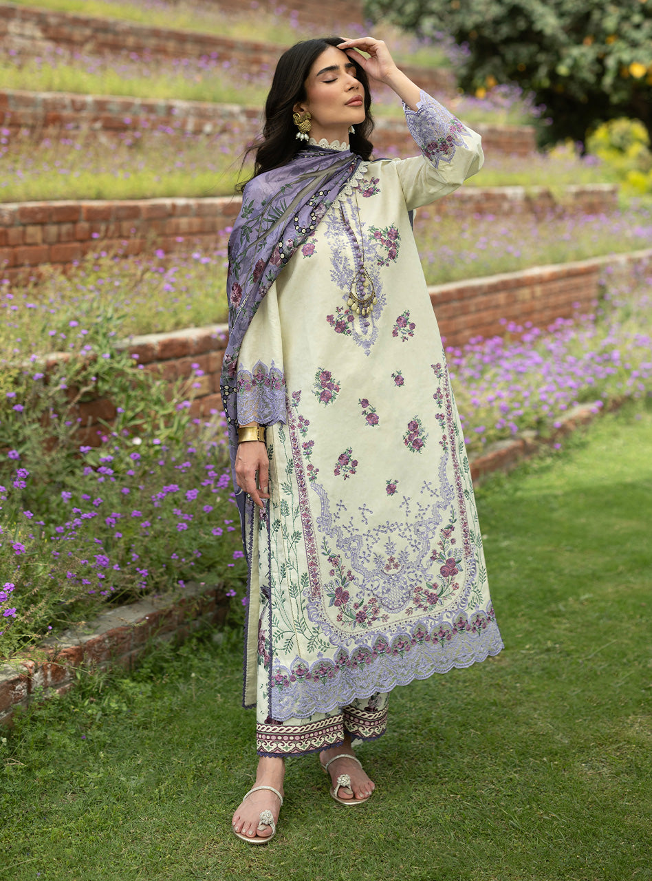 Zainab Chottani | Luxe Lawn 26 | Kyra - 04, image 7