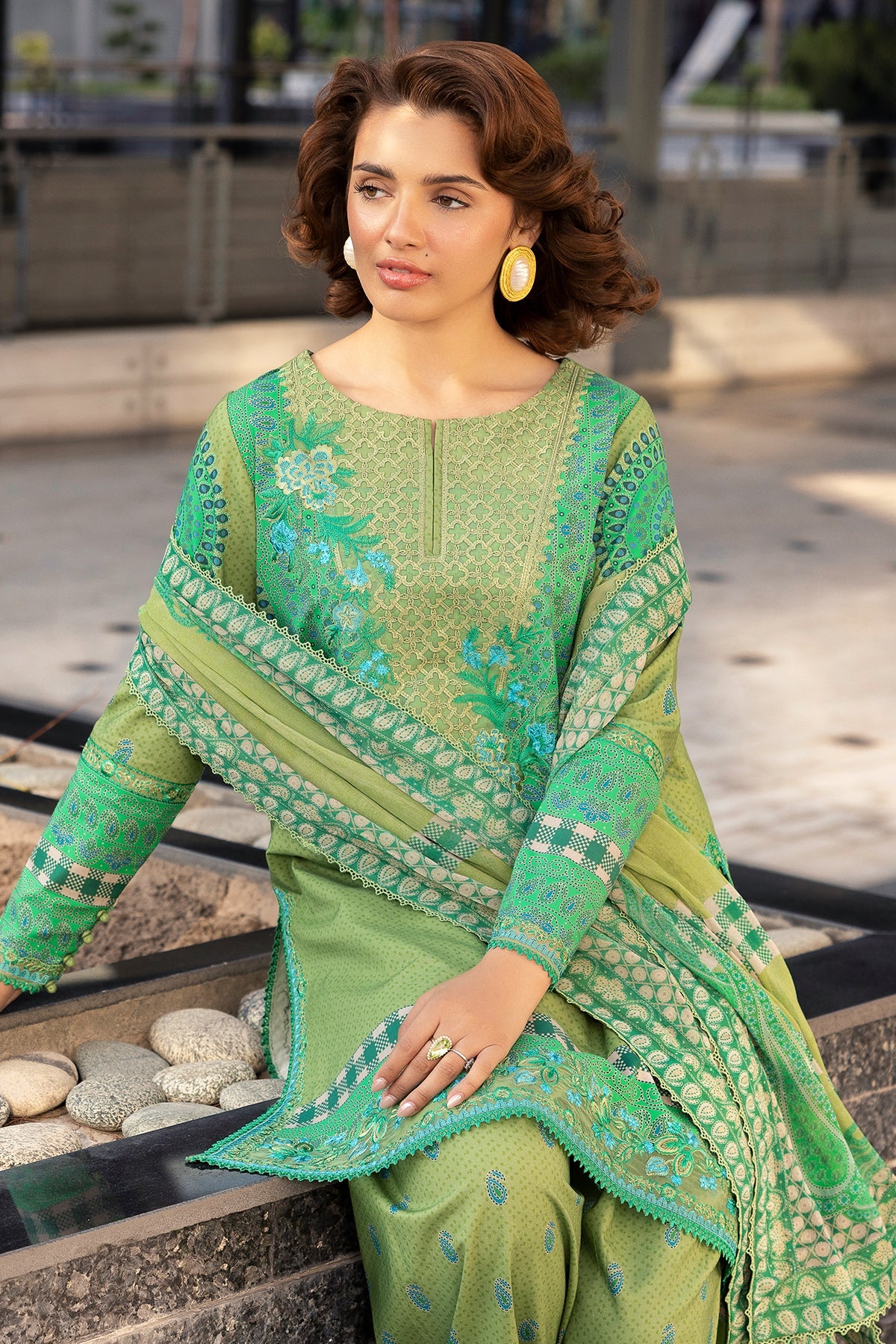 Charizma | Infinity Lawn | 3-PC UNSTITCHED EMBROIDERED LAWN COLLECTION IN6-02, image 3