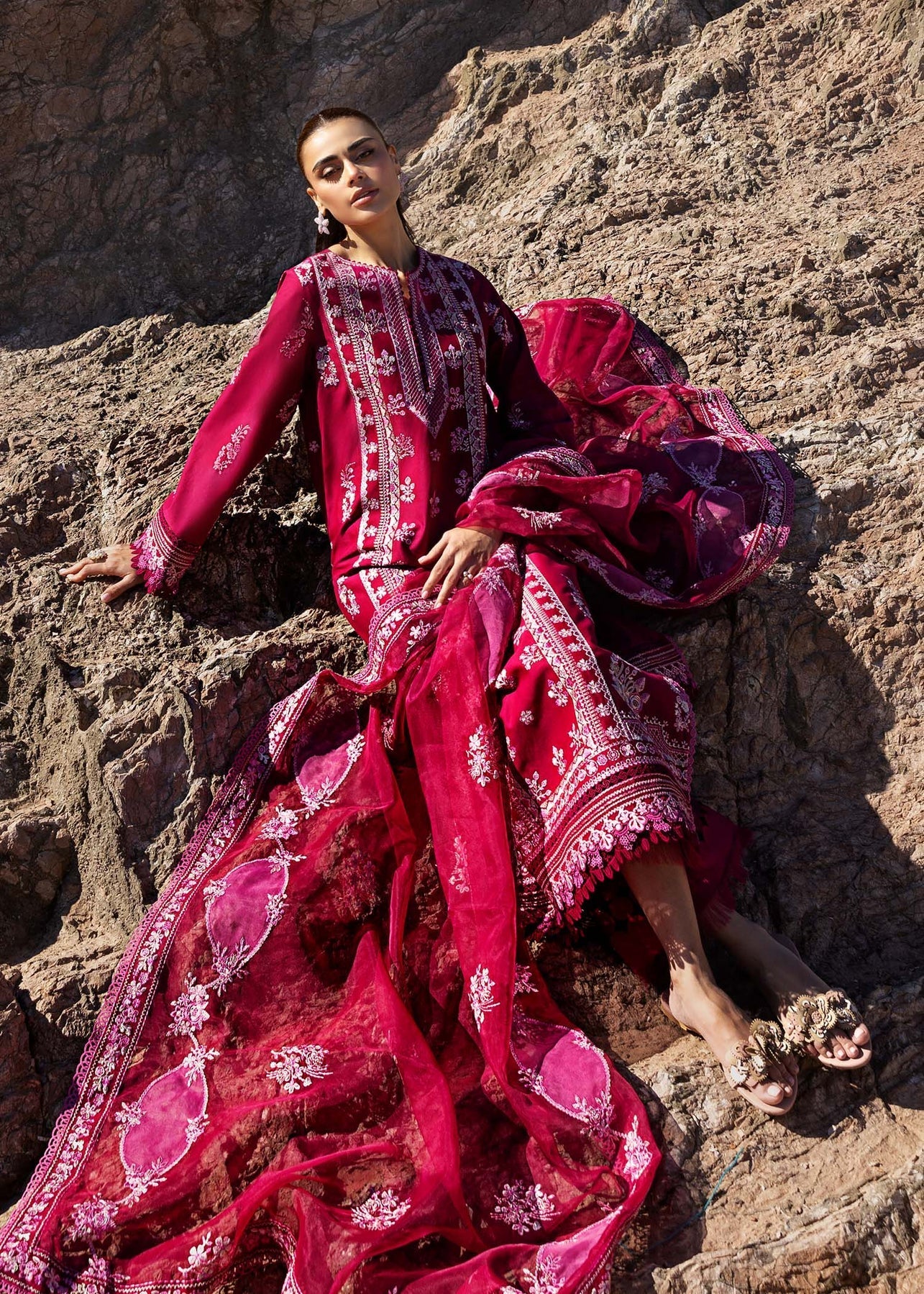 Akbar Aslam | Mare Lawn Edit 25 | Nirvana -  Akbar Aslam Ladies Clothes -  House of Maryam