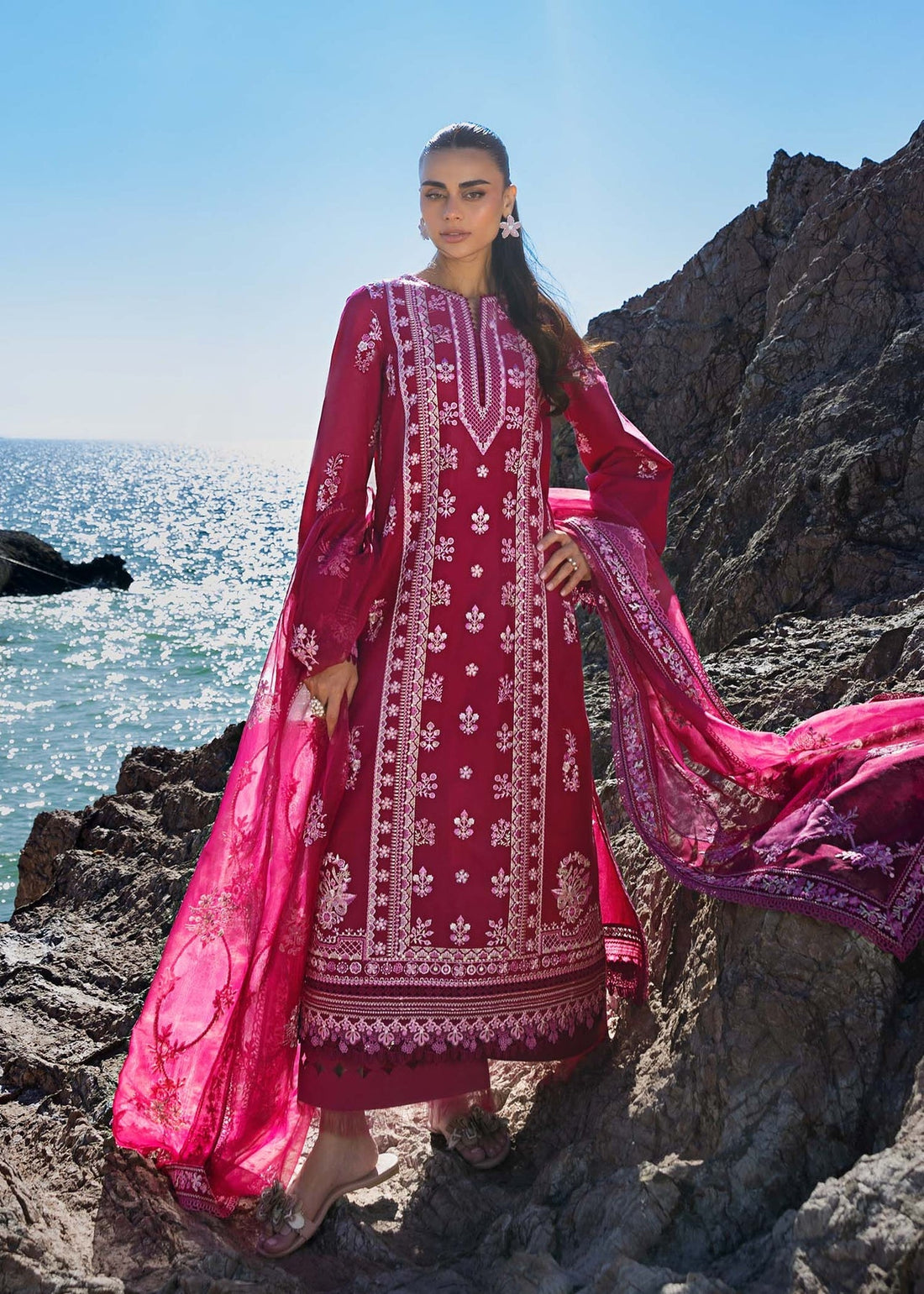 Akbar Aslam | Mare Lawn Edit 25 | Nirvana -  Akbar Aslam Ladies Clothes -  House of Maryam