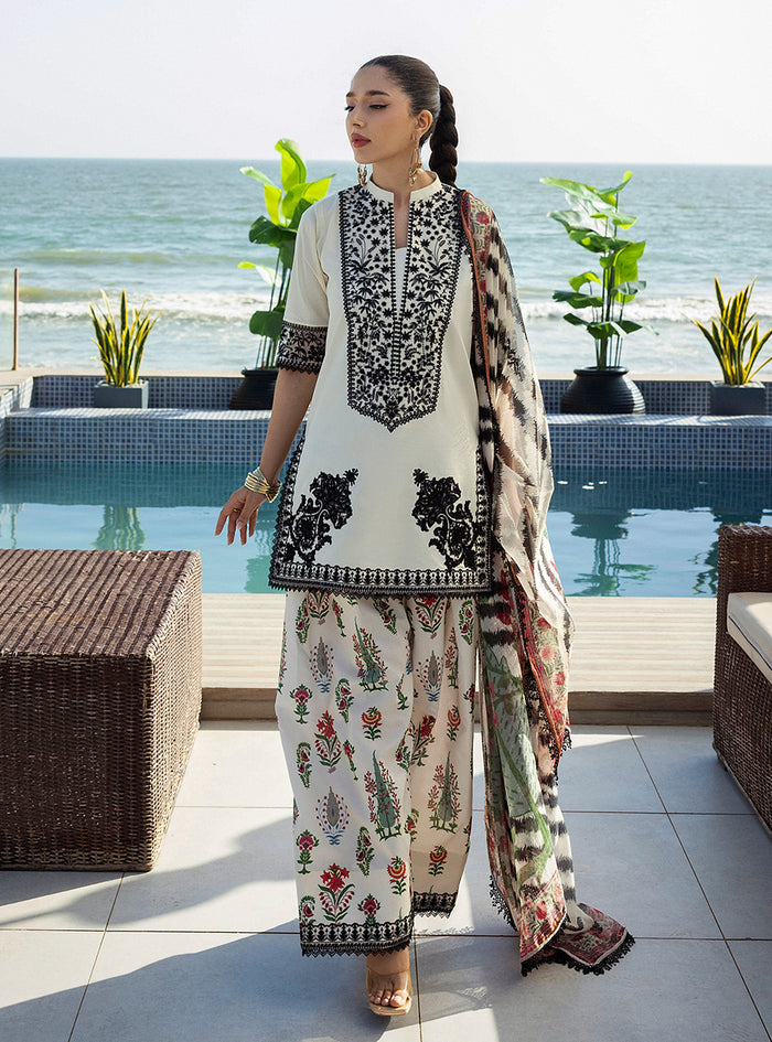 Zainab Chottani | Tahra Lawn 25 | Azureh -  Zainab Chottani Ladies Clothes - Original Designer Dress - House of Maryam