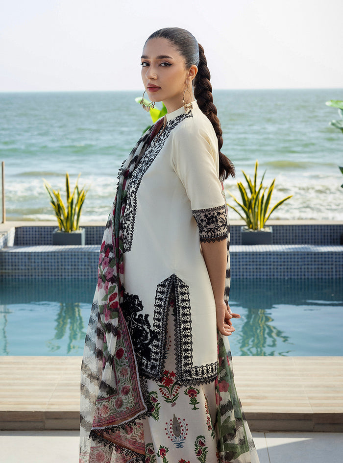 Zainab Chottani | Tahra Lawn 25 | Azureh -  Zainab Chottani Ladies Clothes - Original Designer Dress - House of Maryam